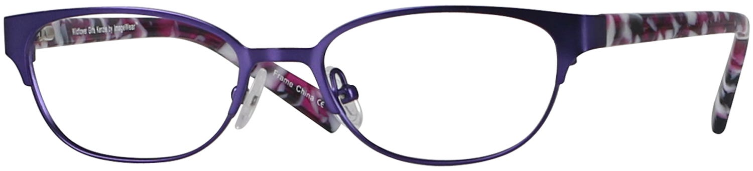 1 Unit outlet New Flower WF FLR6021 513 Purple Eyeglasses Frames 54-17-140 #431