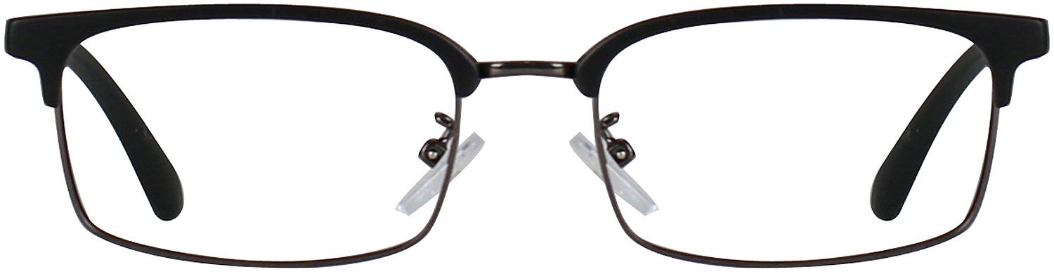 rectangle browline glasses