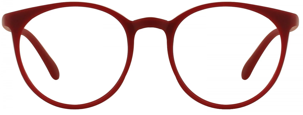 maroon glasses